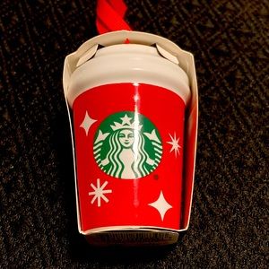 Brand New - Starbucks Holiday Ceramic Ornament